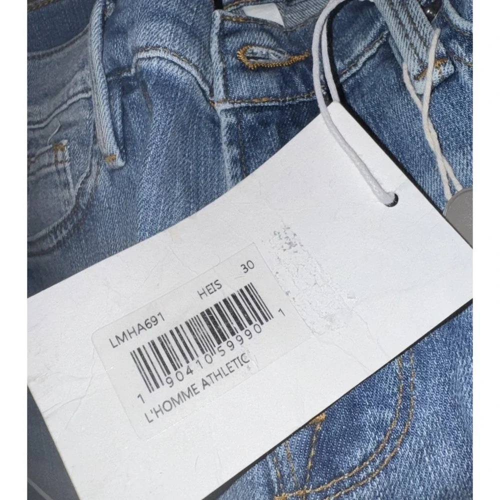Frame‎ L'Homme Athletic Jeans Mens Size 30 Blue Stretch Denim Heistand LMHA691